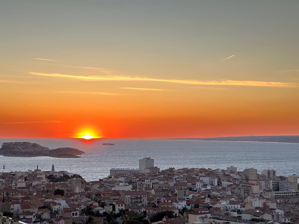 Sunset in Marseille